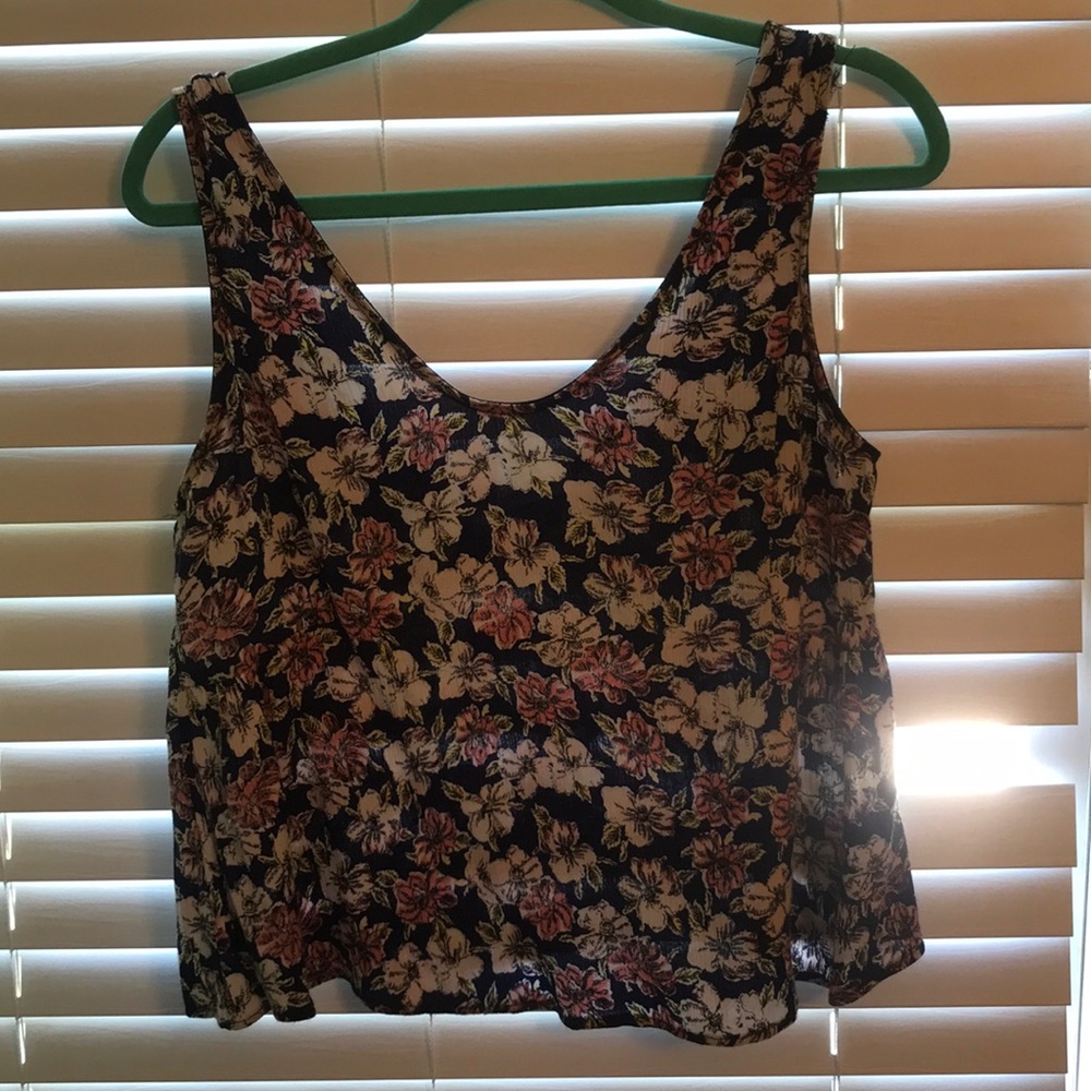Floral tank top